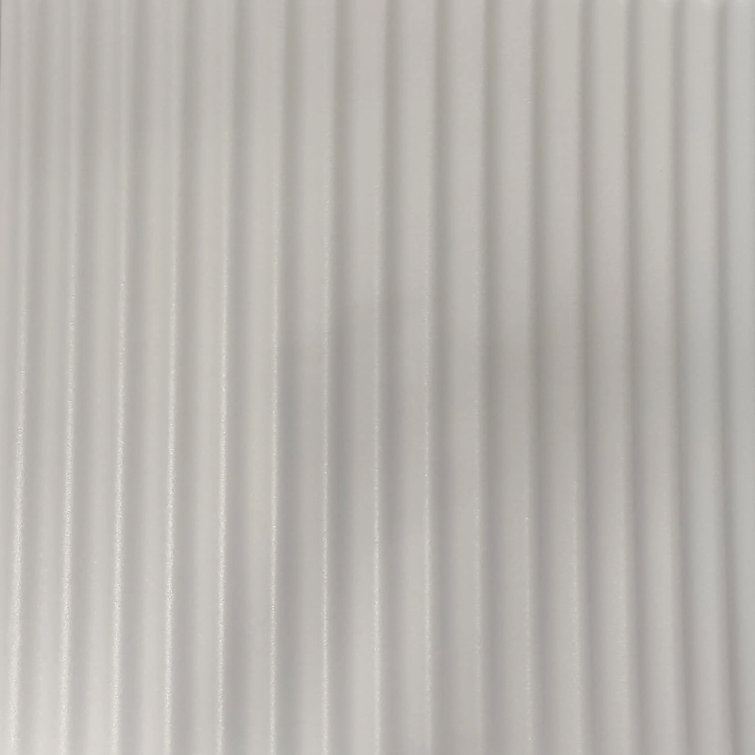 Plain White Faux Tin 2x2 ft Glue-Up Ceiling Tile