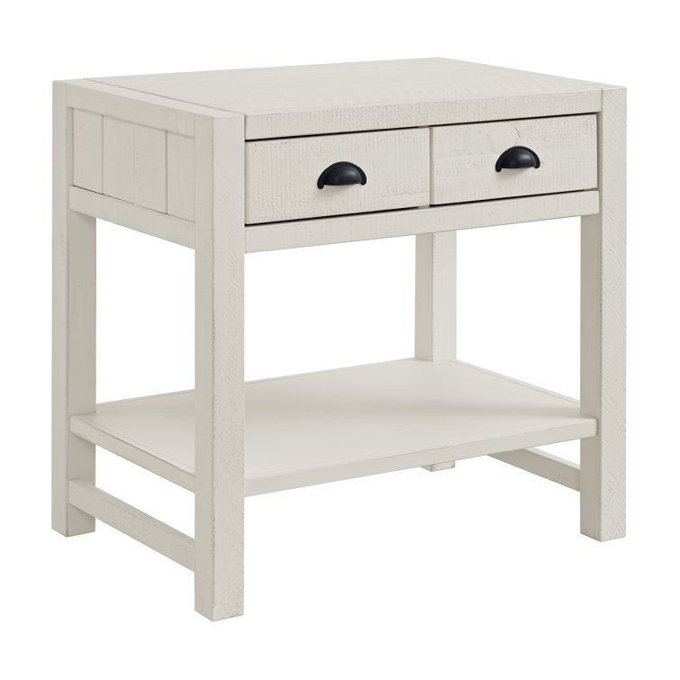 Arden Driftwood Gray Pine Wood 4-Piece Queen Bedroom Set