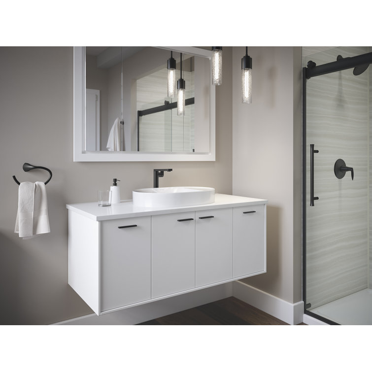 White Ceramic Oval Vessel Bathroom Sink
