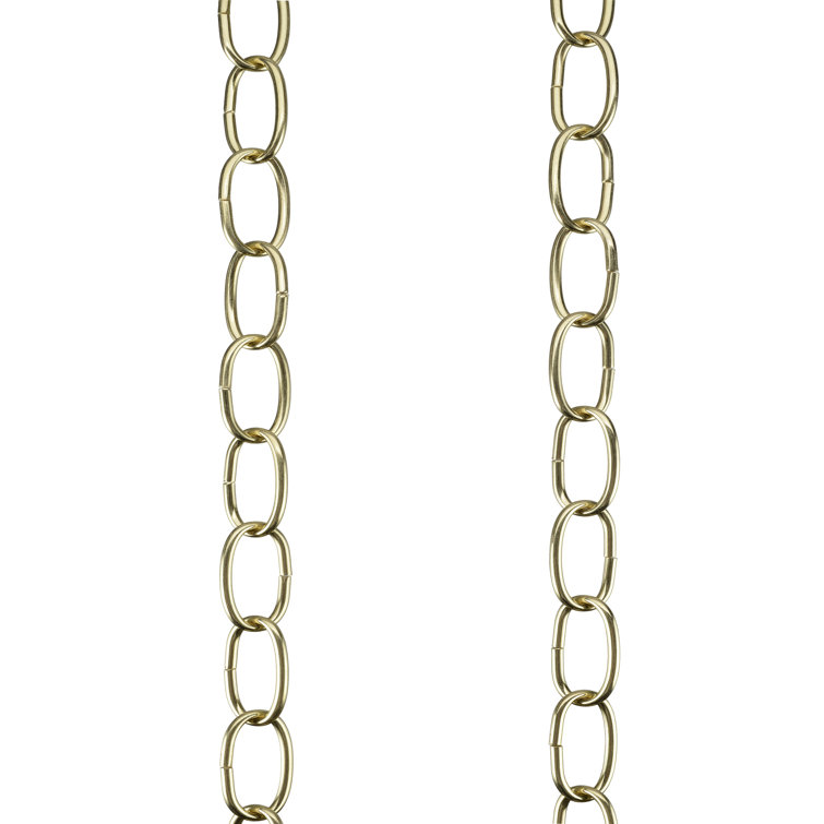 Gold 3 ft. Heavy-Duty Steel Chain for Ceiling Lighting