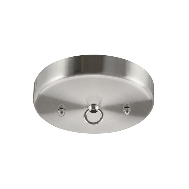 Brushed Nickel Contemporary Ceiling Fixture Canopy Kit