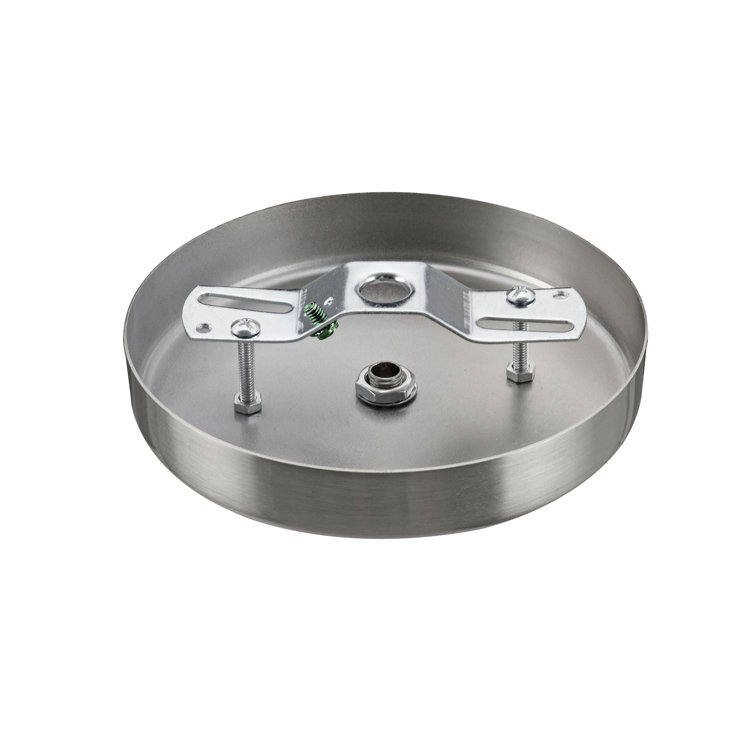 Brushed Nickel Contemporary Ceiling Fixture Canopy Kit
