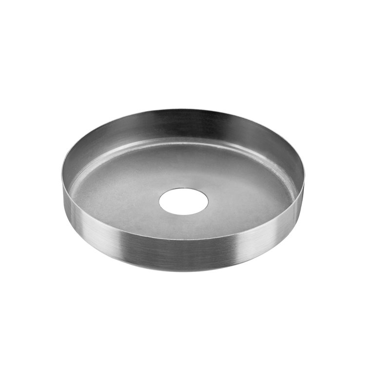 Brushed Nickel Contemporary Ceiling Fixture Canopy Kit, 2 Pack