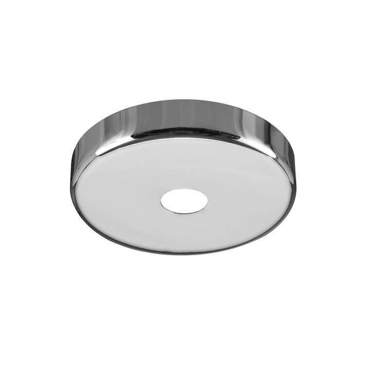 Chrome Finish Chandelier Fixture Canopy Kit, 5-1/8" Diameter, 2 Pack