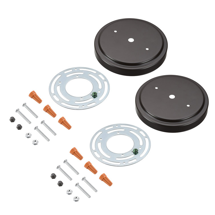 Oil Rubbed Bronze Ceiling Light Fixture Canopy Kit, 5-1/8" Diameter
