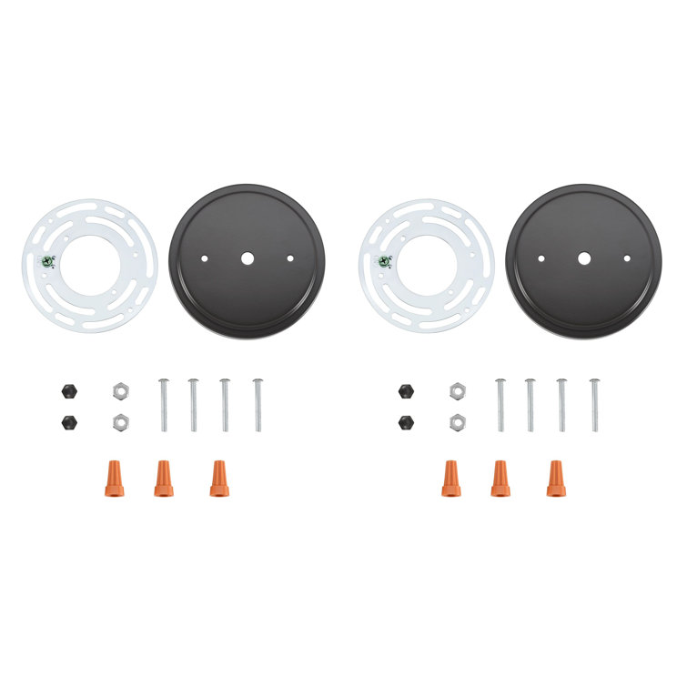 Oil Rubbed Bronze Ceiling Light Fixture Canopy Kit, 5-1/8" Diameter