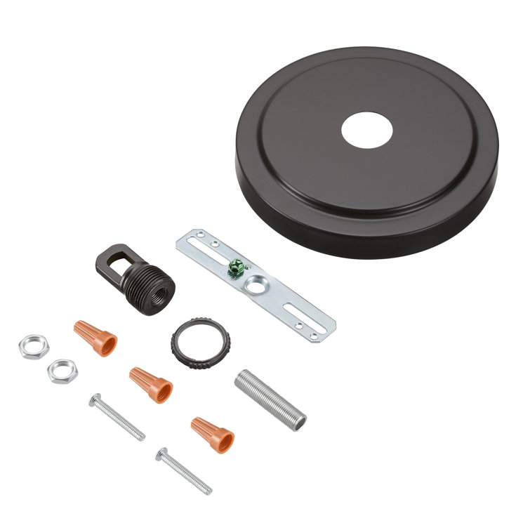 Oil Rubbed Bronze Round Chandelier Fixture Canopy Kit