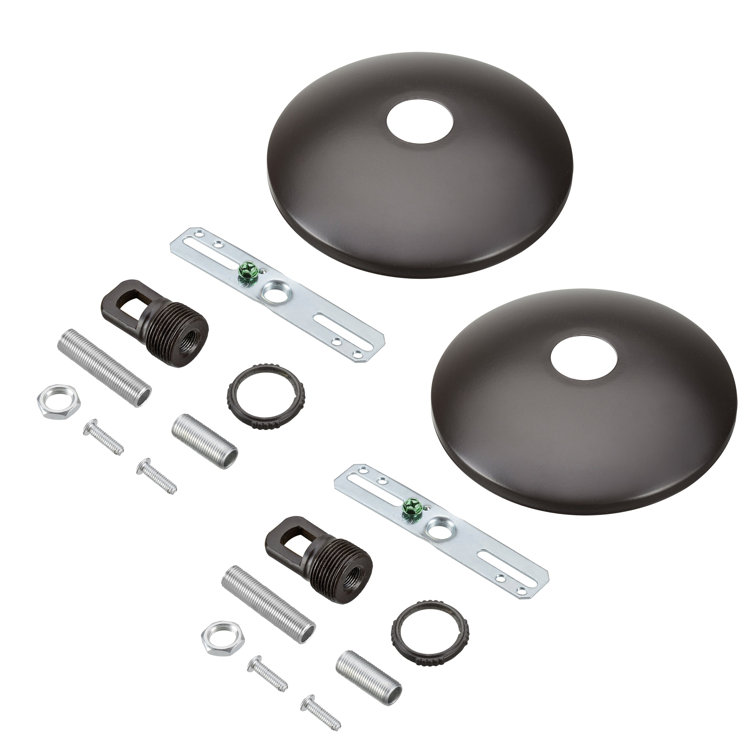 Oil Rubbed Bronze Contemporary Chandelier Canopy Kit, 5" Diameter