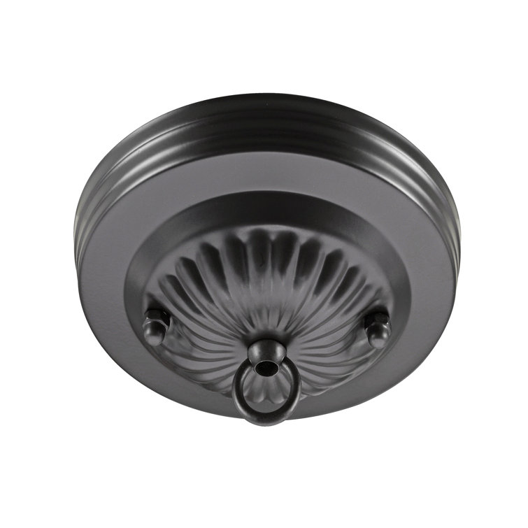 Oil Rubbed Bronze Traditional Chandelier Fixture Canopy Kit, 5" Diameter