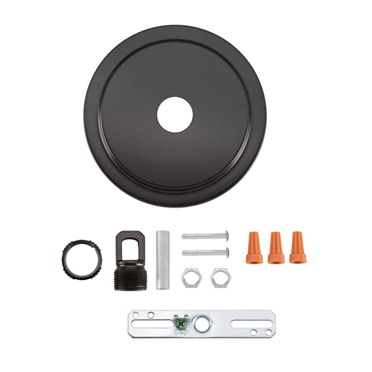 Oil Rubbed Bronze Round Chandelier Fixture Canopy Kit