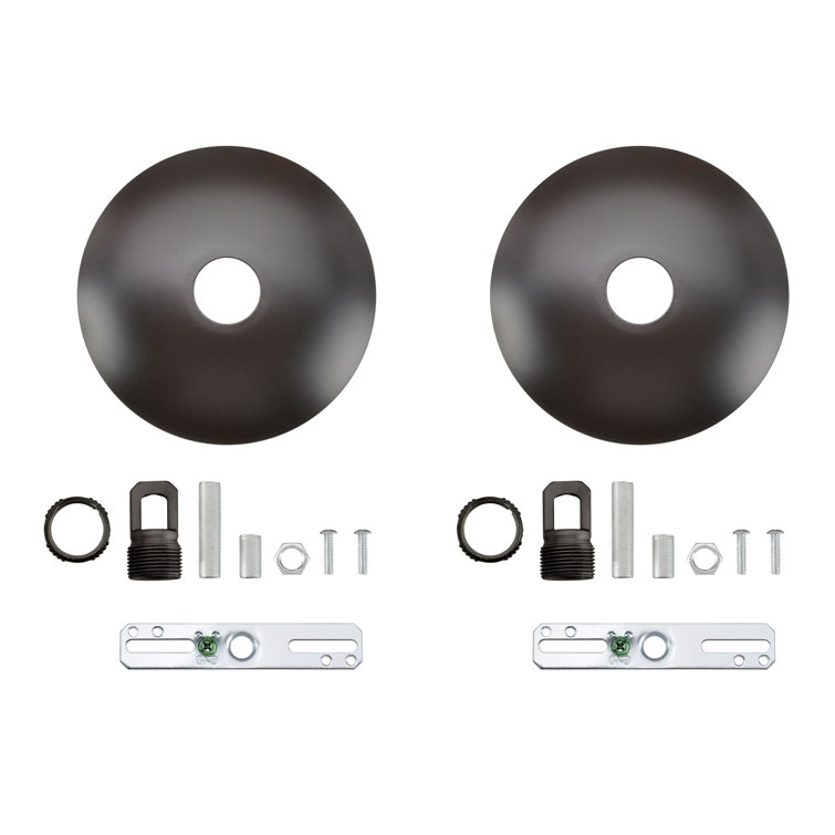 Oil Rubbed Bronze Contemporary Chandelier Canopy Kit, 5" Diameter