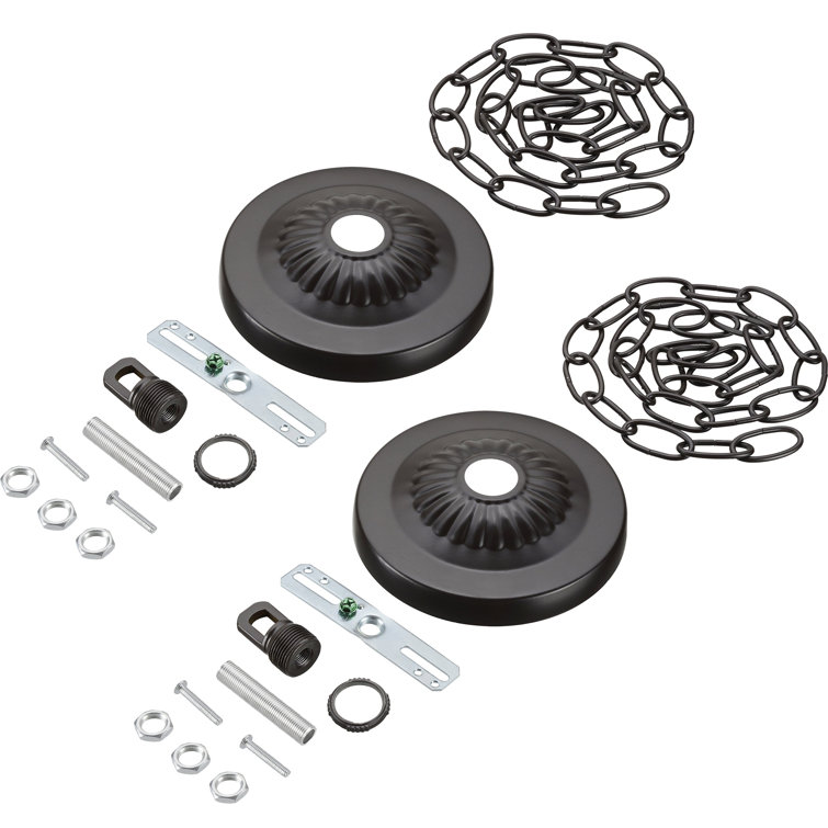 Oil Rubbed Bronze Chandelier Canopy Kit with Chain