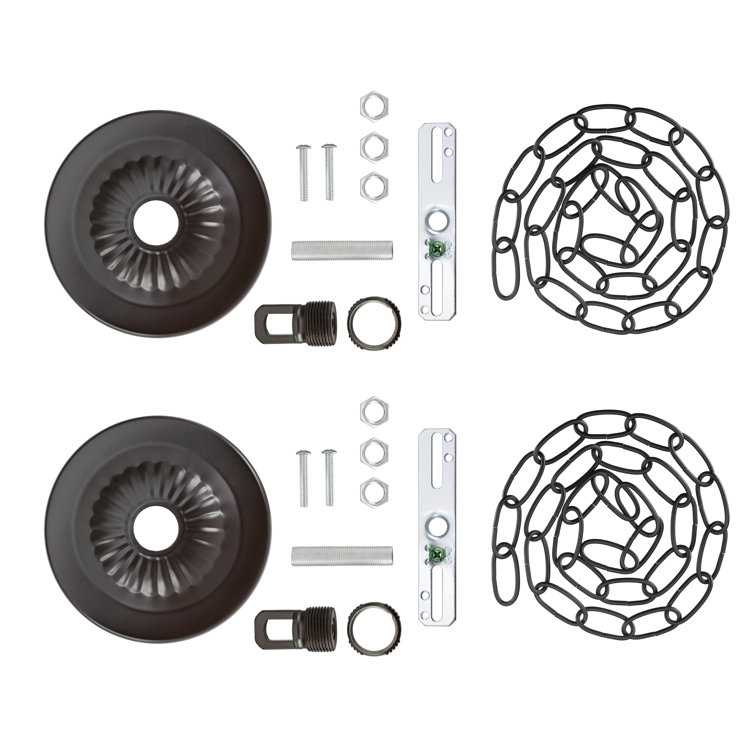Oil Rubbed Bronze Chandelier Canopy Kit with Chain