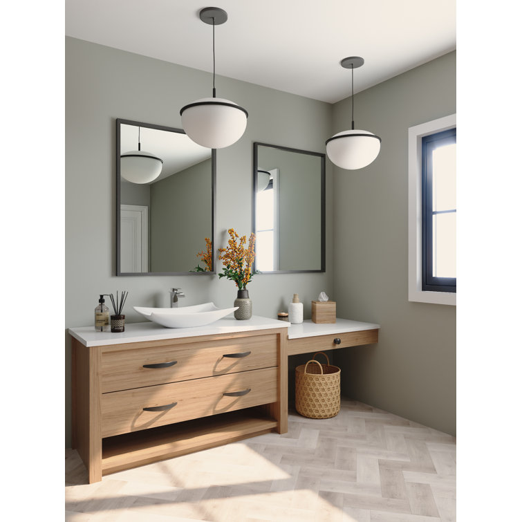 Prism White Ceramic Rectangular Above-Counter Vessel Sink