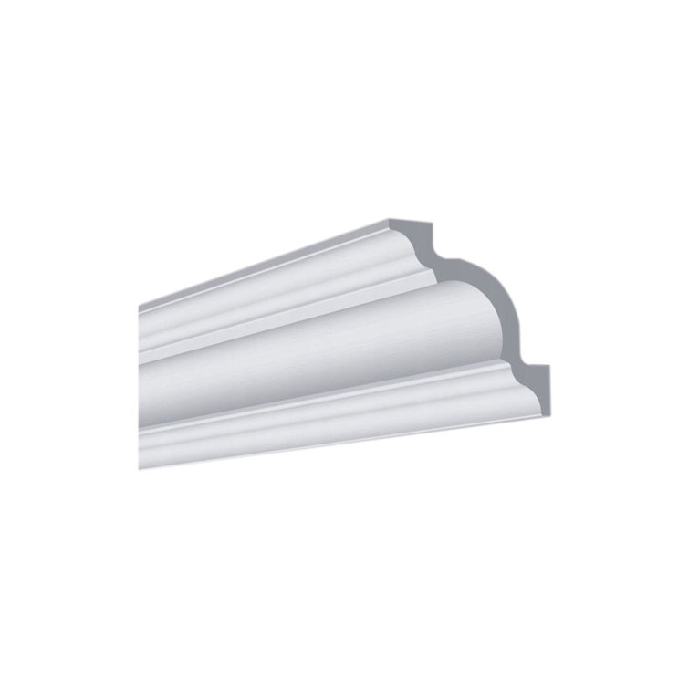 Brian 78.74" White Styrofoam Crown Molding Set of 17