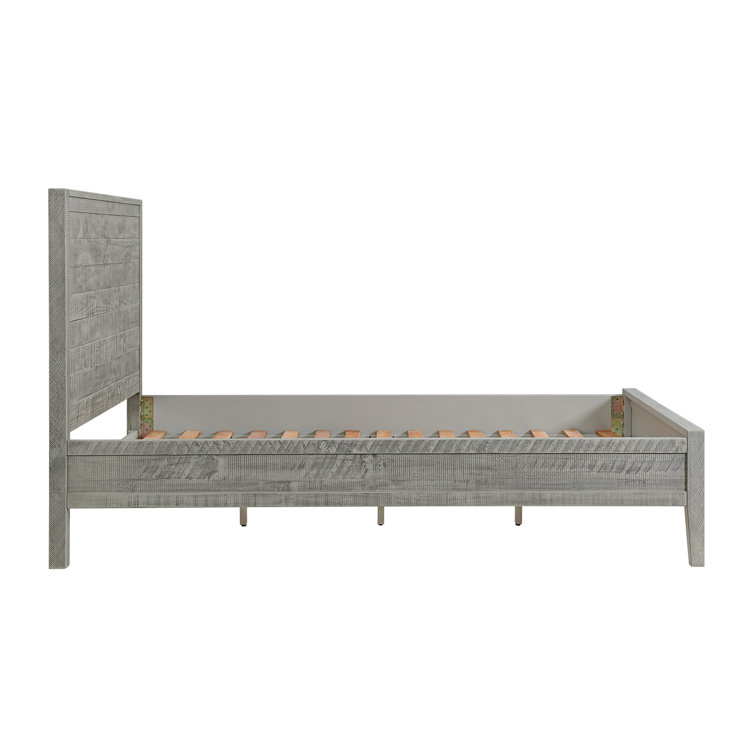Arden 5-Piece Gray Pine Wood Bedroom Set with Queen Bed