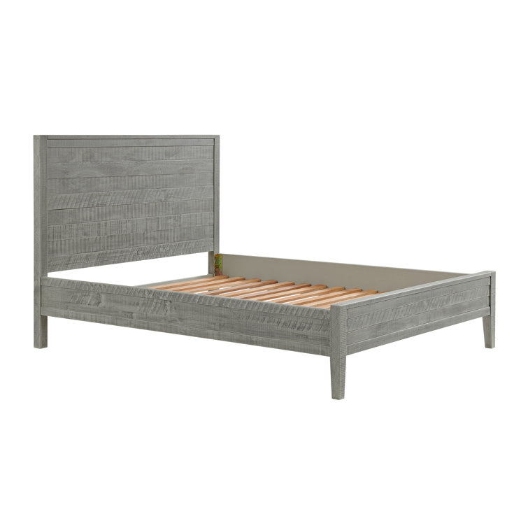 Arden 5-Piece Gray Pine Wood Bedroom Set with Queen Bed
