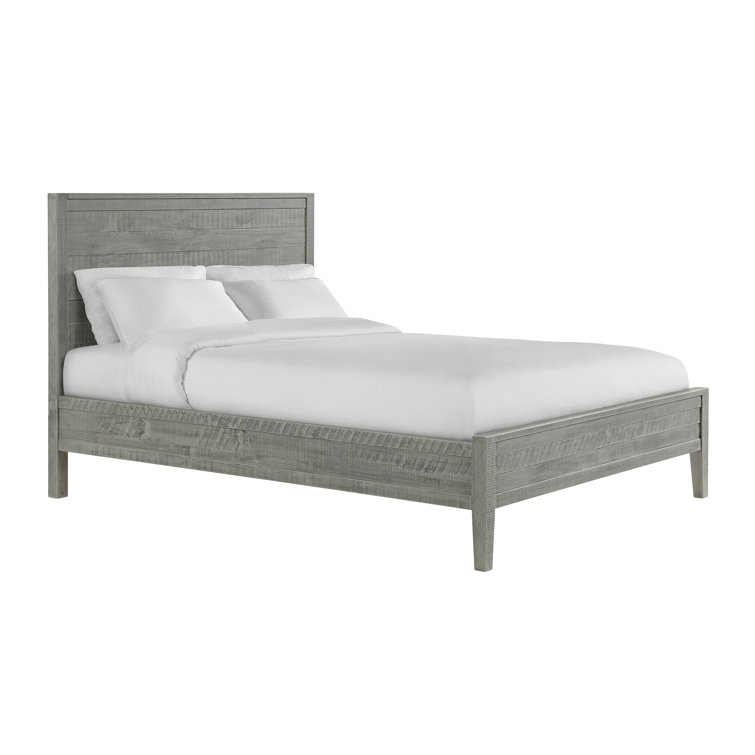 Arden 5-Piece Gray Pine Wood Bedroom Set with Queen Bed