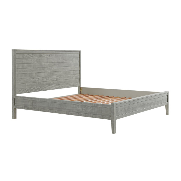 Arden Light Driftwood Solid Pine 5-Piece Bedroom Set with King Bed