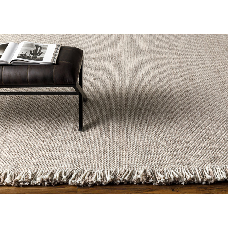 Azalea Black Rectangular Handwoven Easy-Care Outdoor Rug