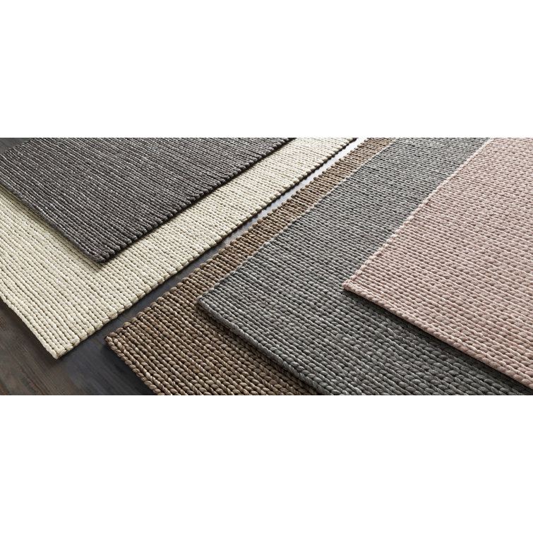 Ithaca Cream Braided Wool and Viscose 8' x 10' Rug