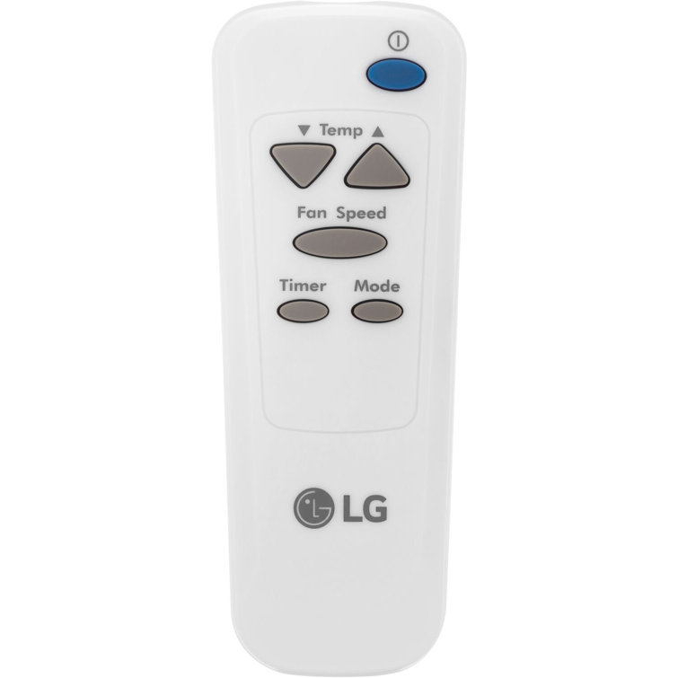 LG 12,000 BTU White Smart Window Air Conditioner with Wi-Fi and Remote