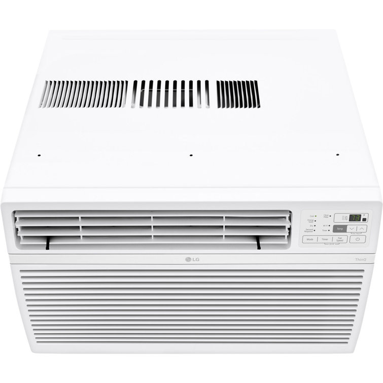 LG 12,000 BTU White Smart Window Air Conditioner with Wi-Fi and Remote