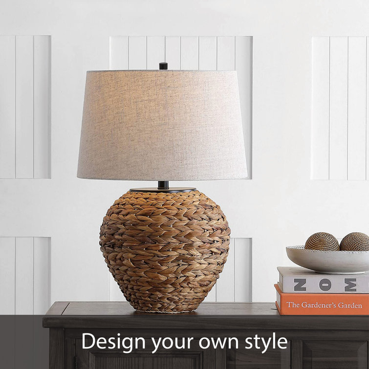 Charcoal Gray Faceted Crystal Lamp Finials with Brass Base, 2-Pack