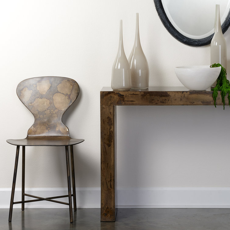 McCallan Acid Washed Metal Dining Chair