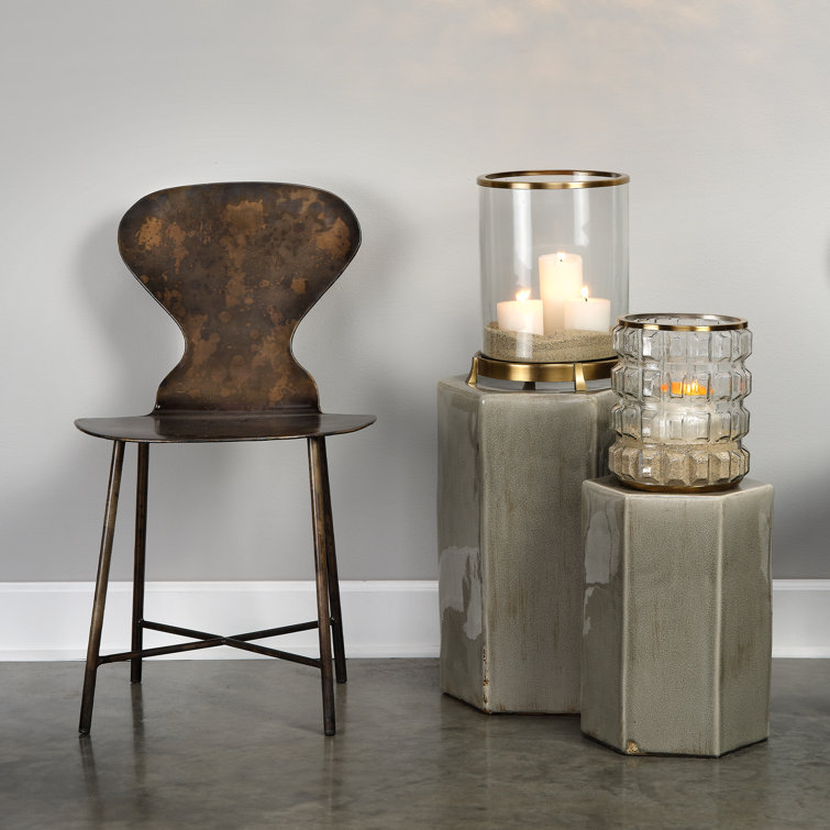 McCallan Acid Washed Metal Dining Chair