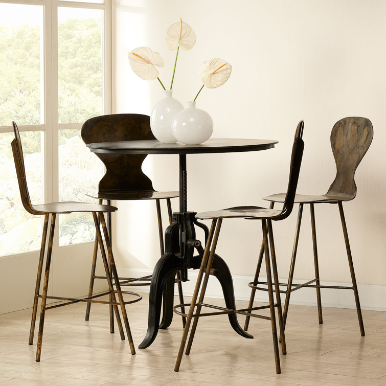 McCallan Acid Washed Metal Dining Chair