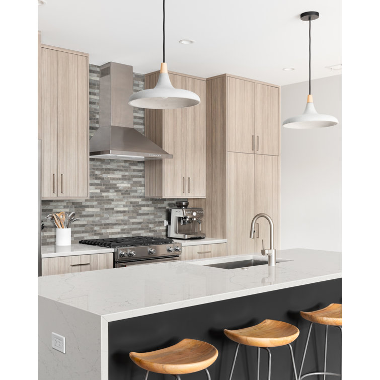 Tarvos Gray and Greige Polished Glass Mosaic Tile