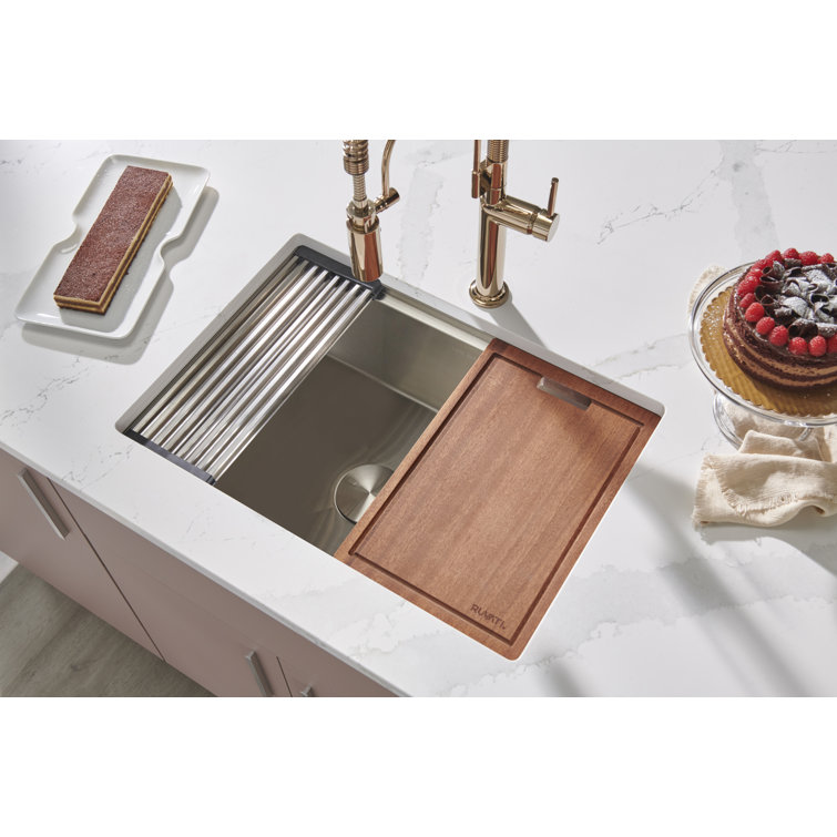 27-Inch Stainless Steel Workstation Kitchen Sink with Accessories