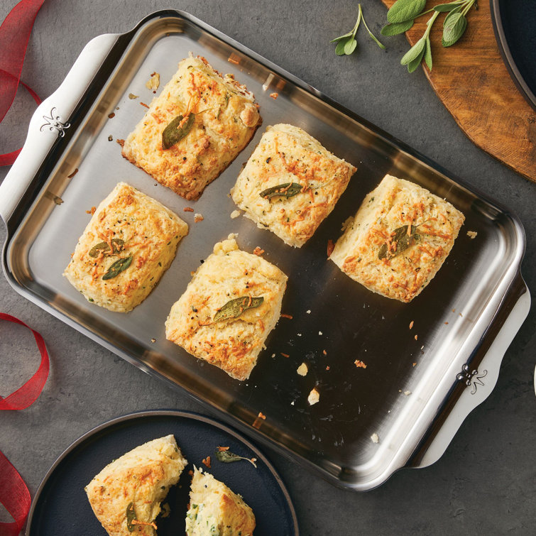 Stainless Steel and Aluminum Quarter Sheet Pan, 9" x 12"