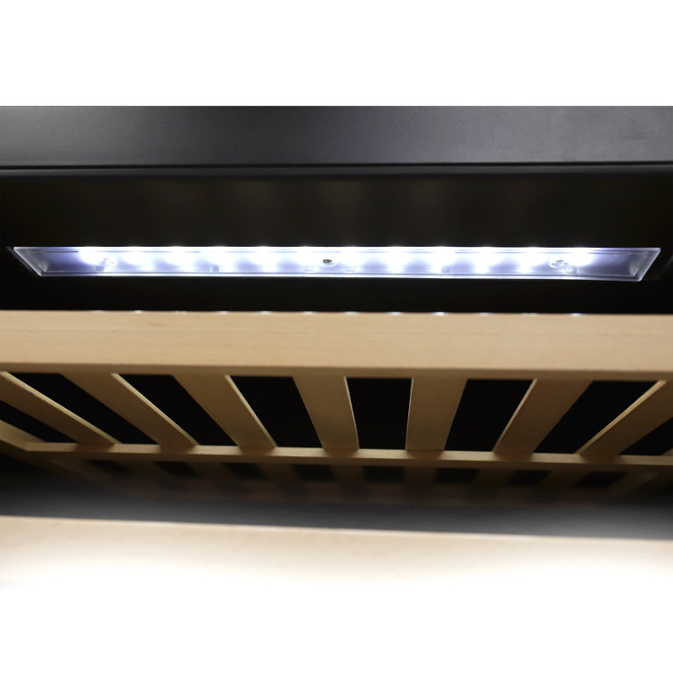 Avanti 46 Bottle Dual-Zone Designer Wine Cooler with Wooden Shelves
