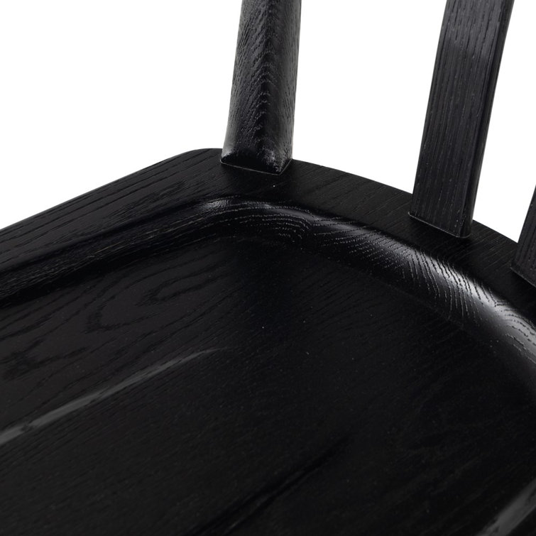 Belfast Traditional Black Oak Windsor Side Chair