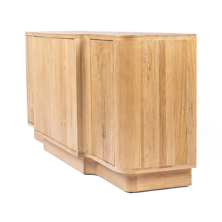 Allandale Natural Reclaimed Elm 72'' Sideboard with Plinth Base