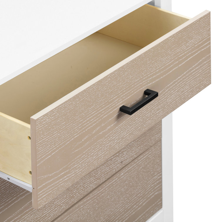 Coastwood White Farmhouse 3-Drawer Nursery Dresser