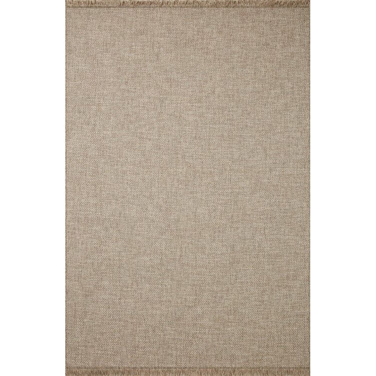 Dawn Collection Gray Synthetic Rectangular Area Rug 6'4" x 9'2"