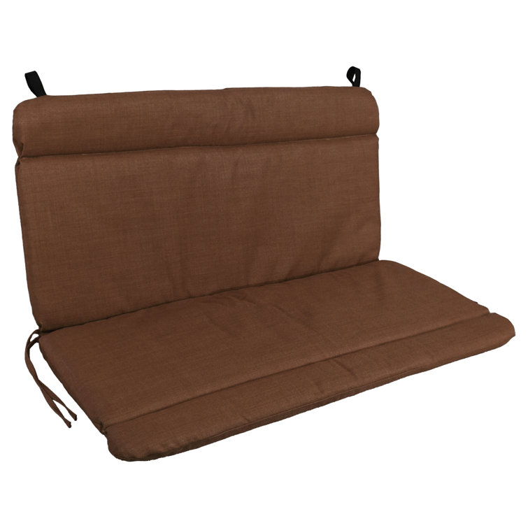 Cocoa Brown Polyester Outdoor Chaise Lounge Cushion