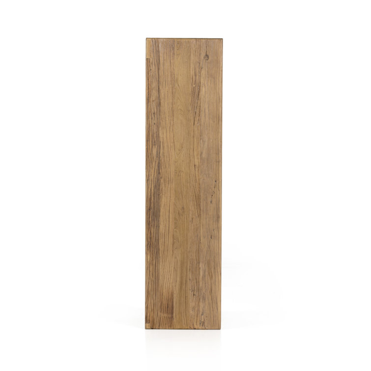Chunky-Legged Merrick 60'' Rustic Elmwood Bench