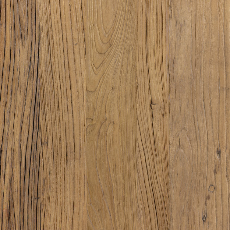 Chunky-Legged Merrick 60'' Rustic Elmwood Bench