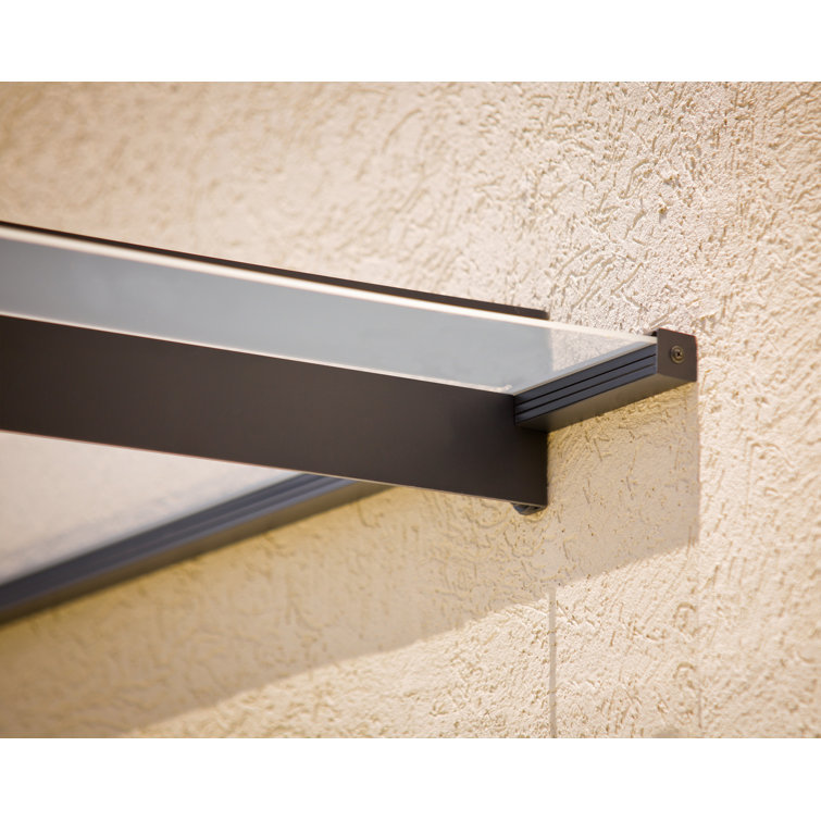 Nancy Gray and Clear Acrylic Door and Window Awning