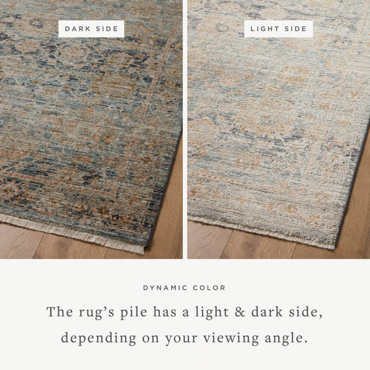 Ocean and Coral Rectangular Synthetic Area Rug 2'-3" x 3'-10"
