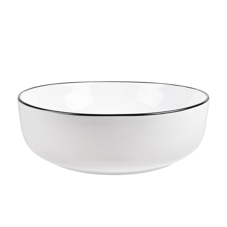 Symmetry 16'' White Ceramic Circular Vessel Bathroom Sink