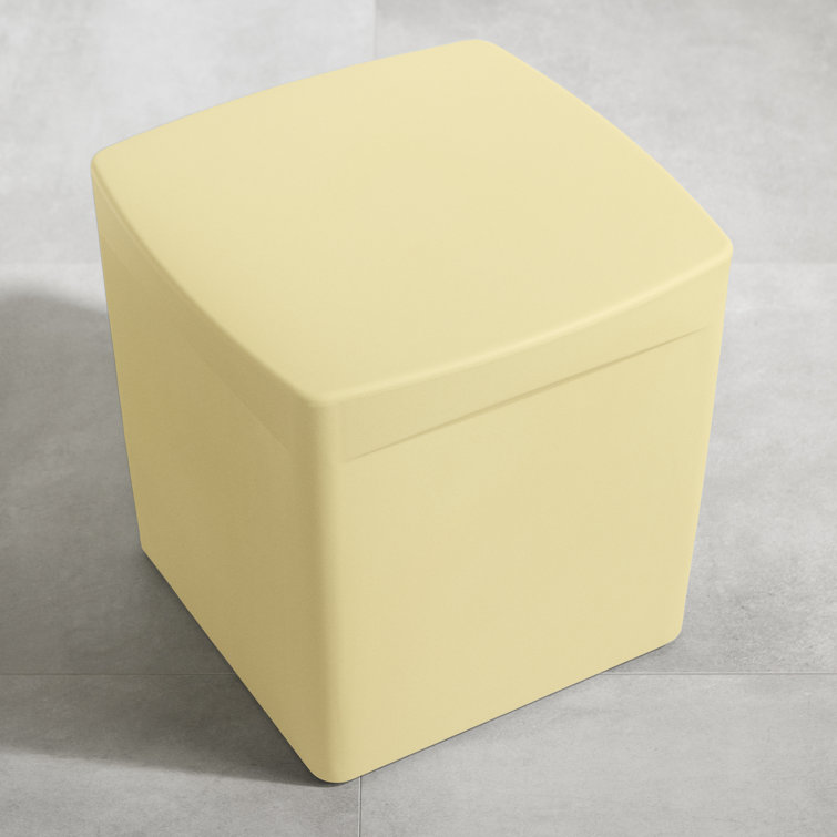 Dalya 16'' Yellow Plastic Outdoor Side Table