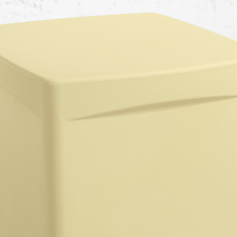 Dalya 16'' Yellow Plastic Outdoor Side Table