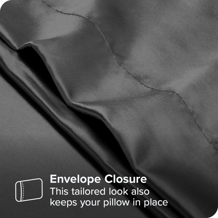 Gray Standard Mulberry Silk Hypoallergenic Pillowcase