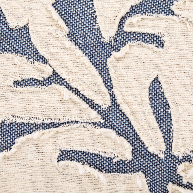Denim Blue Cotton King Duvet Set with Decorative Pillows