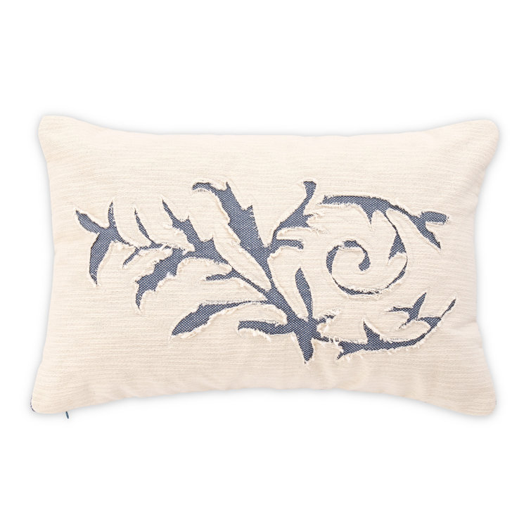 Denim Blue Cotton Queen Duvet Set with Decorative Pillows